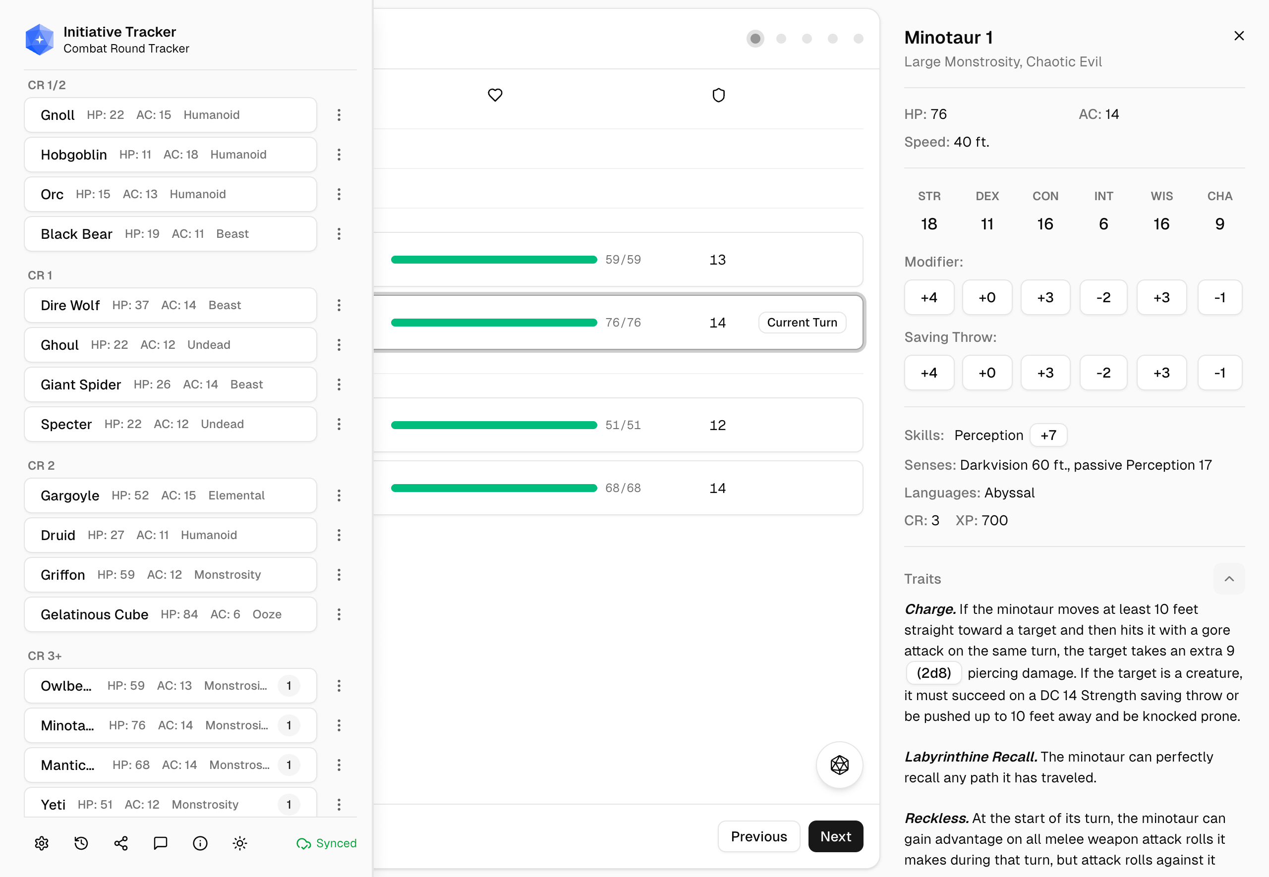 Quality of life features